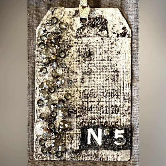 Designer Inspired Swarovski Crystal Gift Tags, Bags Tags, Wine Tags, Ornaments - Picture 5 of 8